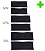 HealthyNees 2 Pairs Combo Arm Slimming Compression Support Upper Arms Shaper Toning Sleeve Multi Sizes (L/XL, Black)