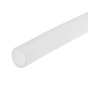 uxcell Silicone Tubing, 3/4 Inch ID x 1 Inch OD 5ft Rubber Tube High Temp for Pump Transfer, White