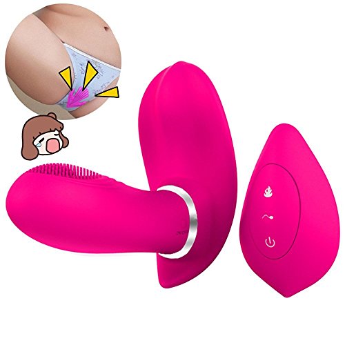 Likoo Female Heating Wearable Remote-controlled Electric Vibrator for Vagina and Clitoris Vibrating Massager Pink