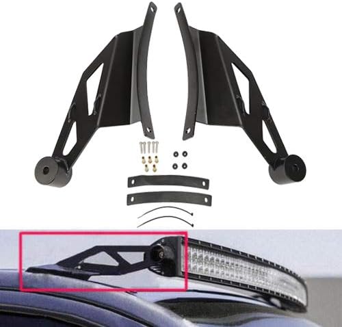 TTX-LIGHTING LED Light Bar Mount 50 Inch Upper Windshield Roof Mounting Bracket Kits for 2009-2014 Ford F150/F150 SVT Raptor