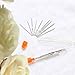 Pengxiaomei 18 Pieces Large-Eye Blunt Needles, Steel Embroidery Needle Tapestry darning Sewing Needles