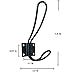 Exttlliy Iron Vintage Loop Design Metal Hanging Coat Hook Matte Black Wall Hooks Bathroom Kitchen (10Pcs)