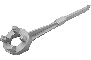 P1TOOLS Aluminum Drum Bung Nut Oil Grid Fuel Barrel Wrench Opener Fits 55 Gallon Bung Caps