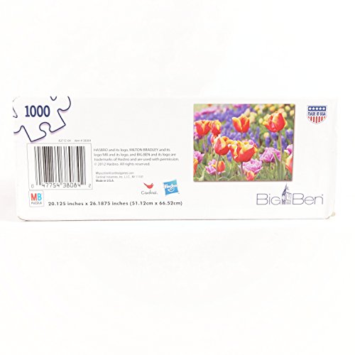 Big Ben Jigsaw Puzzle of a Field of Tulips