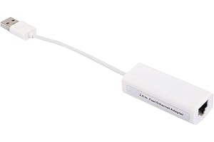 Cryfokt Realtek RTL8152B USB Ethernet Adapter Card for Tablet PC White ABS