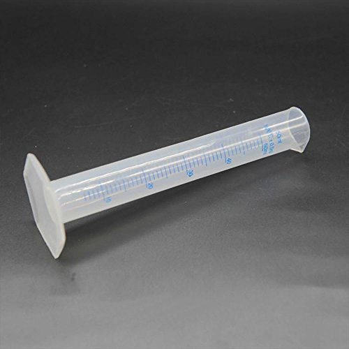 Sky Fish Tube Lab Test Tube 50ml Plastic Blue Line Liquid Graduated Measuring Cylinder Measuring - Thumbnail 2