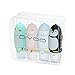 Travel Bottles Set Silicone 3oz Squeezable Water Bottle, TSA Approved, BPA Free for Shampoo, Conditioner, Lotion, Toiletries, Cosmetic- 4 Pack
