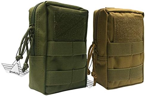 Beneges Molle対応 サバゲー用ポーチ 防水 小物入れ タクティカルポーチ 釣り 登山 自転車 アウトドア用 グリーン カーキ B07x3c784v 800円 大人気 New Arrival 最安値挑戦 年中無休 高品質 通販