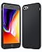 Anker iPhone 8 Silicone Case,KARAPAX iPhone 7 Silicone Case Silicone Gel Rubber Shockproof Case Cover with Soft Microfiber Cloth Cushion [Support Wireless Charging] [Slim Fit] for iPhone 8/7 -Black