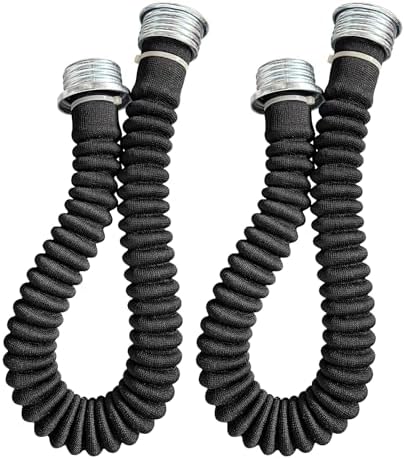 Manguera De Ducha De Silicona De 0,5 M – Extensión Flexible, Resistente Al Desgaste, Colores Blanco, Gris O Negro