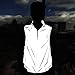 ROADSTAR Women Mens Reflective Vest Hight Visibility Riding Vest for Cycling Running Bike