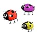 Miyaya Assorted Ladybug Insect Walking Animal Balloon Pet Air Walker For Children Kids Fun Party,Set of 3 (red, yellow, pink)