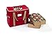 Covermates Keepsakes Adjustable Ornament Storage Bag, Carrying Handles, Padded Protection - Holiday Storage, Red