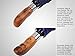 Balios (Designed in UK) Umbrella Handmade Real Wood Handle-Dark Navy with Sophisticated Constellation Interior Pattern-Windproof Fiberglass Auto Open Close Folding-300T Finest Fabric