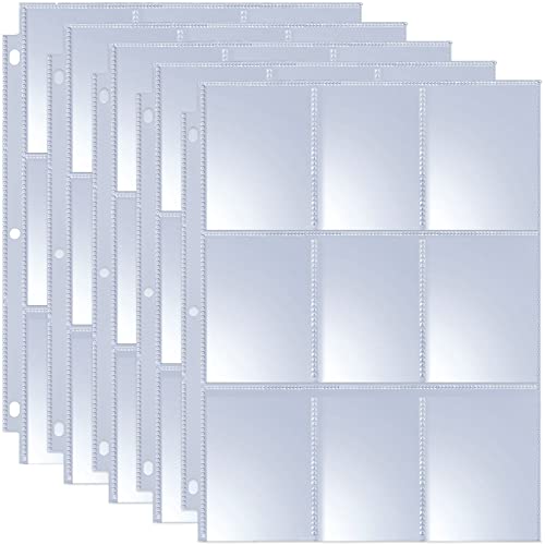 MaxGear Card Binder Sleeves, 40 Pack Baseball Trading Card Page