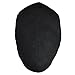 VOBOOM Ivy caps Herringbone Cotton Flat caps Light Newsboy caps Cabbie Hat (Black)