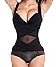 FUT Full Body Waist Trainer Shaper Underbust Corset Cincher Shapewear Bodysuit Black