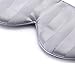 ALASKA BEAR® Natural silk sleep mask & blindfold, super-smooth eye mask (Silver Stripe)