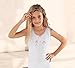 Brix Girls' White Cami Undershirts - Tank Tops Super Soft Cotton with Print. 3 Pack 7/8