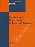 Measurement Uncertainty in Chemical Analysis, , 3540439900