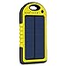 Dizaul Solar Charger, 5000mAh Portable Solar Power Bank Waterproof/Shockproof/Dustproof Dual USB Battery Bank Compatible with All Smartphones,iPhone,Samsung,Android Phones,Windows Phones,GoPro,GPS