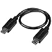 8in USB OTG Cable - Micro USB to Micro USB - M/M - USB OTG Mobile Device Adapter Cable - 8 inch primary