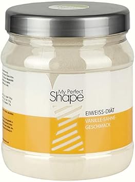 My Perfect Shape Eiweiss Diat Pulver Als Mahlzeitenersatz Schnell Und Lecker Vanille Sahne Abnehmen Ohne Jo Jo Effekt Protein Shake Fur Muskelerhaltung Und Diaterfolg 400 G 20 Diat Shakes Amazon De Drogerie