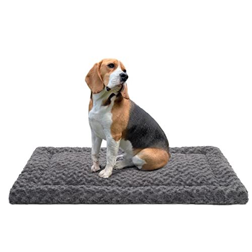 Exsnugy Fluffy Dog Crate Pad
