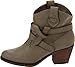Rocket Dog Women's Sayla Vintage Worn PU Western Boot, Mushroom, 7 M US