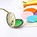 HOUSWEETY Aromatherapy Essential Oil Diffuser Necklace - Luminous Locket Pendant,5 Refill Pads