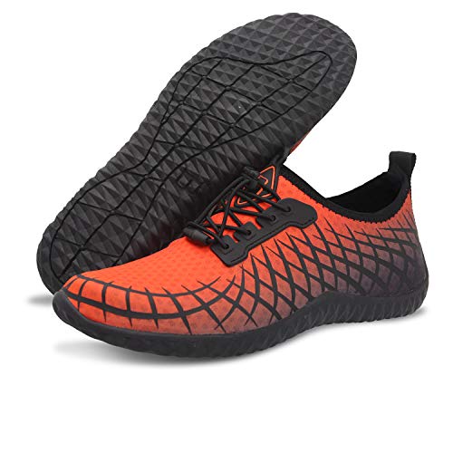 Spesoul Womens Mens Water Sports Shoes Outdoor Quick Dry Barefoot Athletic Aqua Shoe for Beach Swim Pool Surf Diving Yoga 11.5 Men