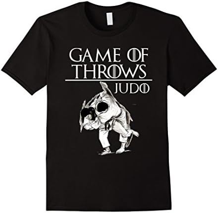 Mens Game of Throws Judo T-Shirt Tee BJJ Large Black