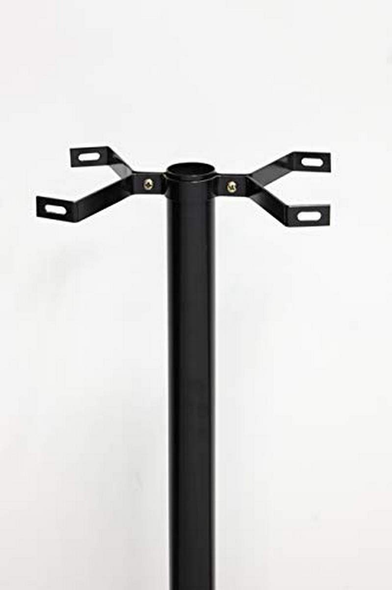 Arregui American – American Outdoor Aluminium Mailbox Stand, Black