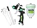 PowRyte Elite 4.2 Oz Composite Mini HVLP Gravity Feed Air Spray Gun - 0.8mm Nozzle
