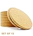 Kitchables Absorbent Cork (Circle) Best Coaster for Drinks in Office, Home, or Cottage, 1