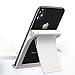 Cell Phone Stand for Desk, TORRAS 360° Adjustable Desktop Cradle Stand Compatible for iPhone X / 8 / 7 / 6 Plus, Kindle, Mobile Phone and Tablets (Up to 8 inch) - White