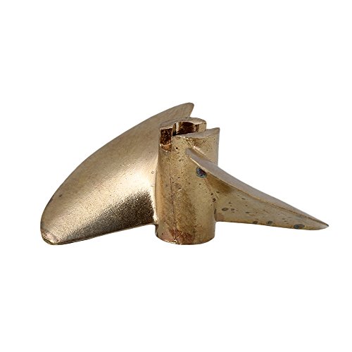 BQLZR 435/2 RC Boat Copper Propeller Two Leaves Hole 4MM Diameter 35MM Pitch1.4MM