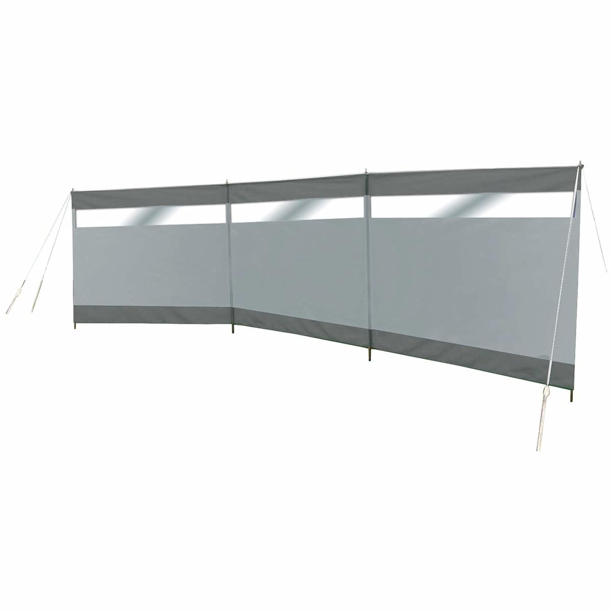 Bo-Camp - Windbreak Solid with window, gray
