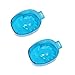 WINOMO Soak tray 2pcs Nail Art Manicure Care Soak Bowl Tray Polish Remover Random Color