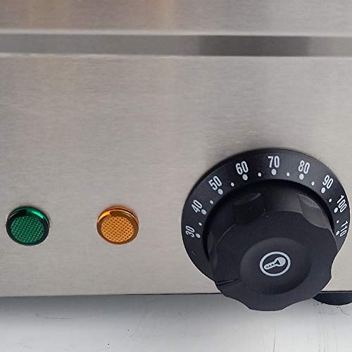 TAIMIKO Bain Marie Food Warmer 4-pan Buffet Warmer Steam Table Stainless Steel Electric Countertop Container Temperature Control for Catering and Restaurants Commercial Grade 1500W