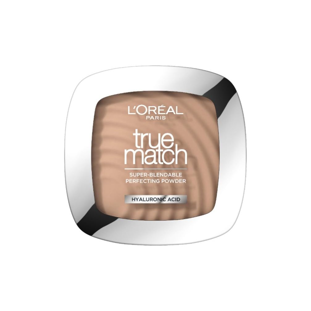 L'Oréal Paris Powder Foundation, Super-Blendable, With Hyaluronic Acid, Light Texture for a Flawless Finish, True Match Perfecting Powder, N4 — image 1