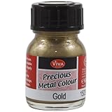 Viva Decor .8-Ounce Gold Precious Metal Liquid Color
