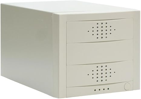 Caja de la Unidad Externa SAS/3 x 5 1/4 pulgadas/SFF8088 – Beige: Amazon.es: Informática