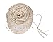 Crafteza Macrame Cord 2mm X 210m (About 689 ft) | Made in India |Made from 100% Natural Virgin Cotton|Soft Undyed Twisted Rope for Handmade Craft Making DIY Macrame Wall hangings Room Decor Jewelry