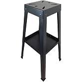 Universal Bench Grinder Stand for Buffer with Tool Tray (4 Leg Steel Base) | Universal Design / Stable 4-Leg Support / Built-In Tool Tray