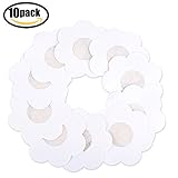 Lady Up Womens Multi Shaped Adhesive No Show Disposable Breast Petal Pasties - Pack of 10 (Flower)