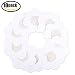 Lady Up Womens Multi Shaped Adhesive No Show Disposable Breast Petal Pasties - Pack of 10 (Flower)