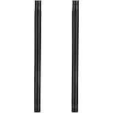 HOME COMPOSER 0.98FT Length Stainless Steel Extension Rods for 8/9 Inch Diameter Black Curtain Rod Kit - Easy toInstall for E