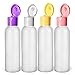 MoYo Natural Labs 4 oz Travel Bottles, Empty Travel Containers with Flip Caps, BPA Free HDPE Plastic Squeezable Toiletry/Cosmetic Bottles (Neck 20-410) (4 pack)