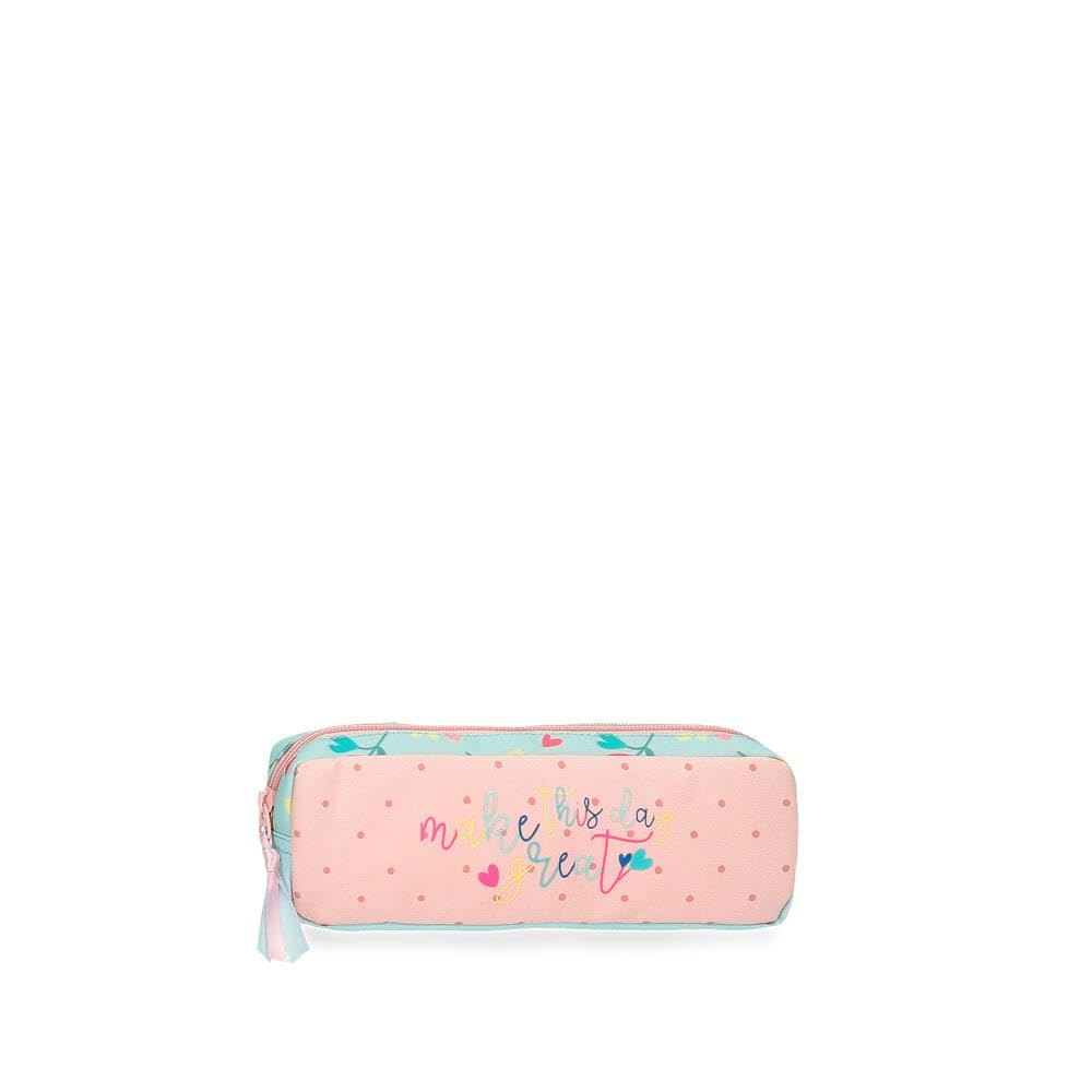 ROLL ROAD Queen of Hearts Multicoloured Pencil Case 22x7x3cm Polyester, Multicoloured, One Size, Case
